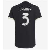 Juventus Gleison Bremer #3 Tretí futbalový dres 2023-24 Krátky Rukáv